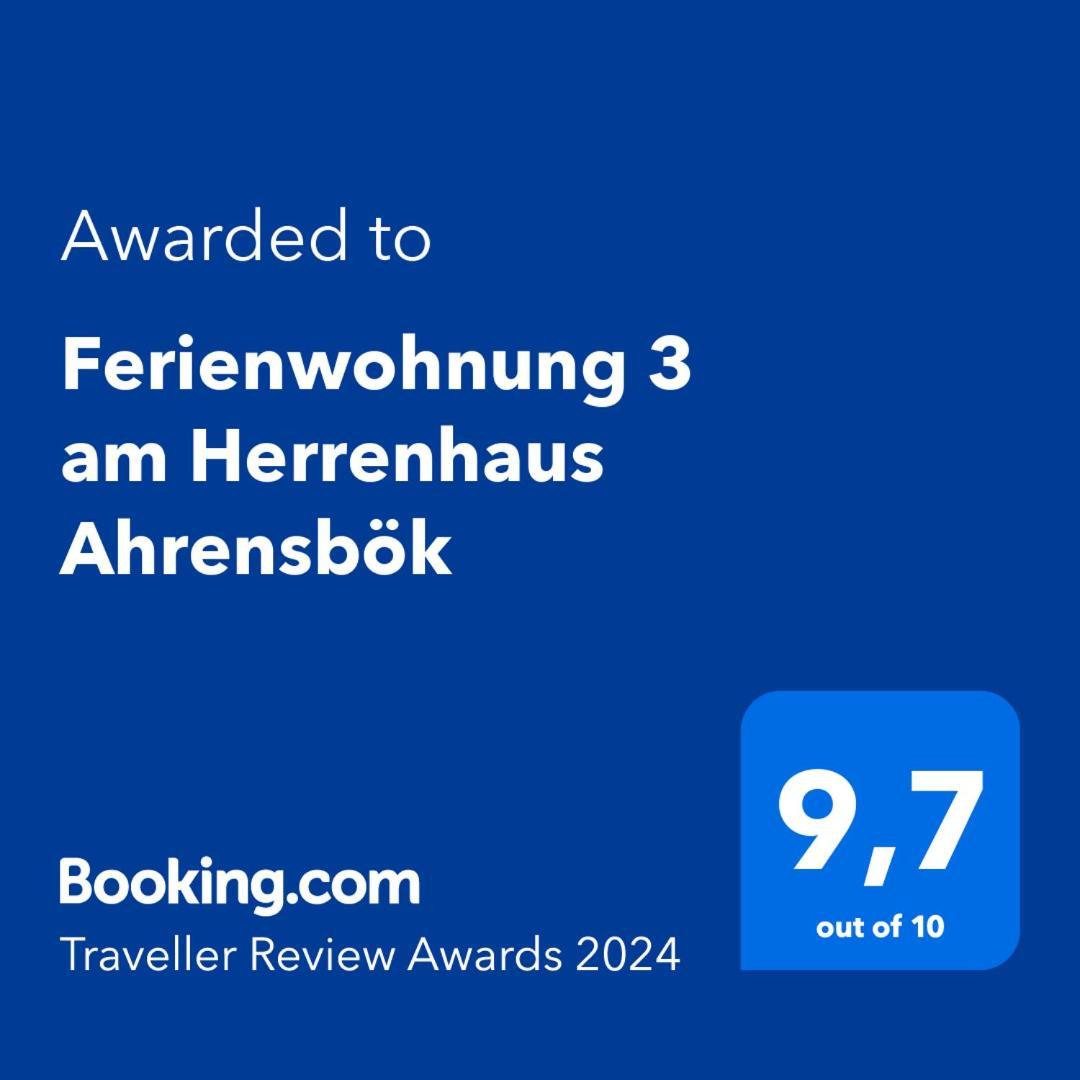 Ferienwohnung 3 Am Herrenhaus Ahrensboek Ahrensbok Exteriér fotografie